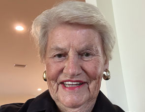 Mary Ann "Bondy" BonDurant Hodgkins ’54. Link to her story