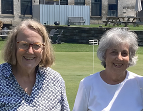 Cynthia Greenleaf Fanton ’65 and Marjorie Greenleaf Valliere ’61. Link to their story